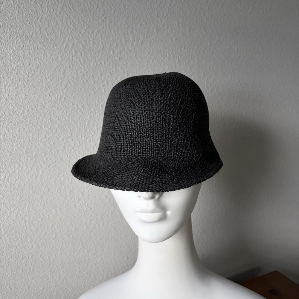H&M Black Paper Straw Baseball style Hat Size US L, women's, summer, travel